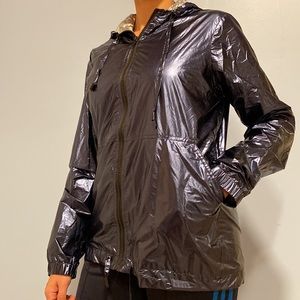 Electric blue light jacket